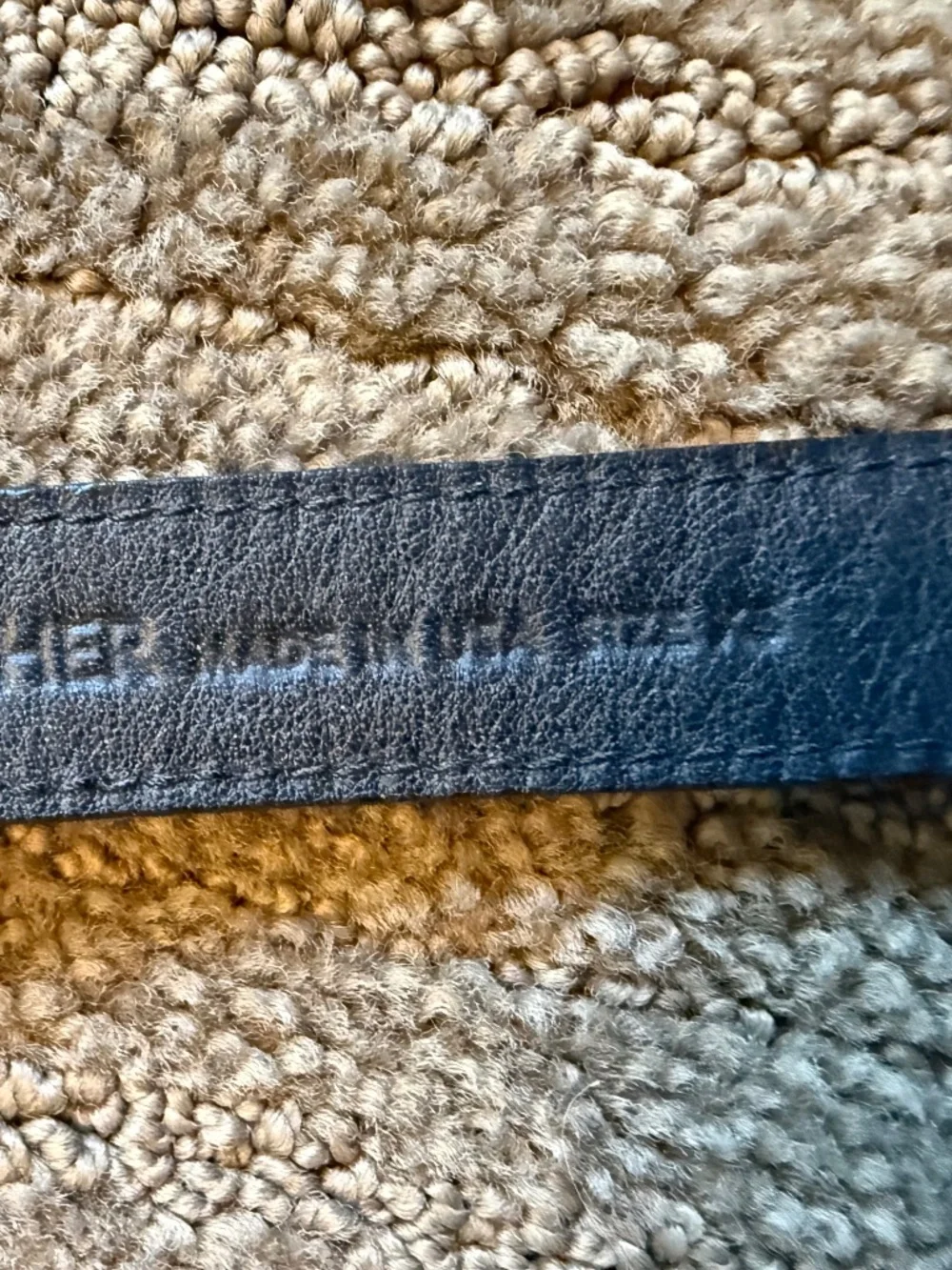 Eileen Fisher Double Wrap Belt Black Leather NWT Size XS